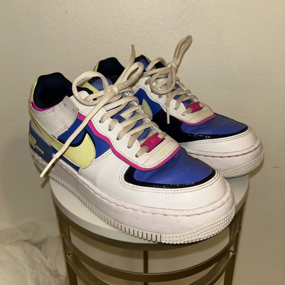 Nike Women's Air Force 1 Shadow 'Sapphire' - Picture 2 of 10